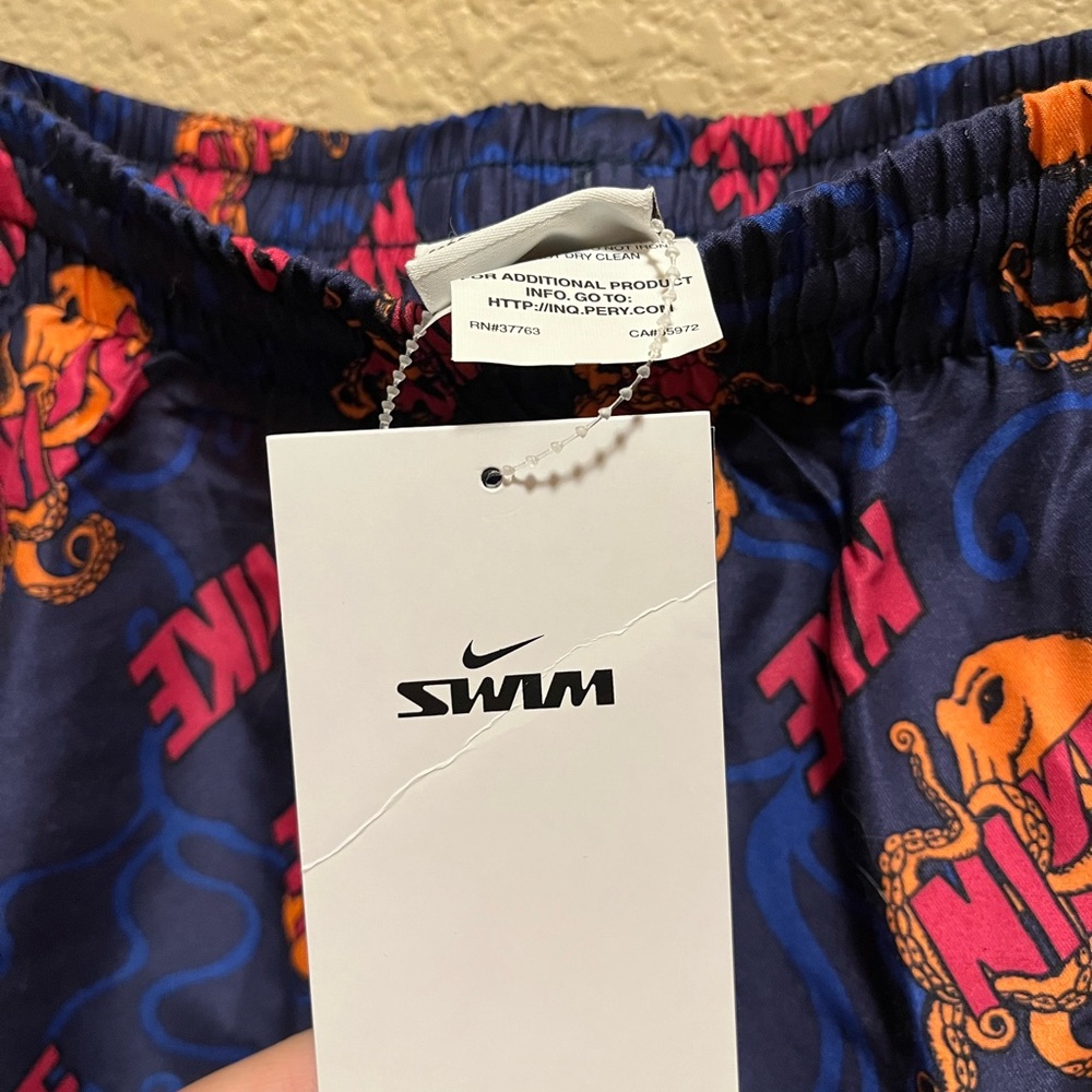 New Nike Octopus Swim Trunks Shorts Size L Kids - Picture 9 of 9